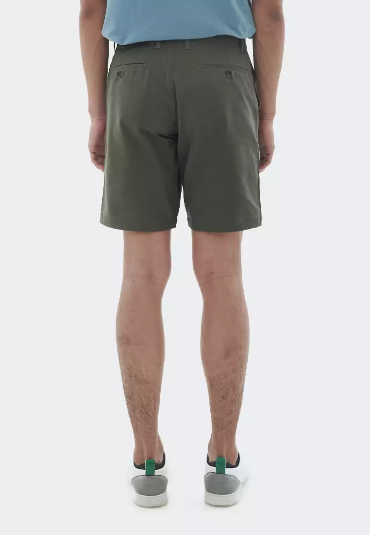 MANZONE - Celana Pendek Bermuda Pria Arion - OLIVE
