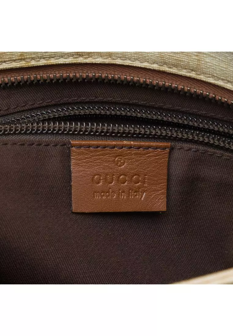 Pre-Loved Gucci Gg Supreme Web Crossbody