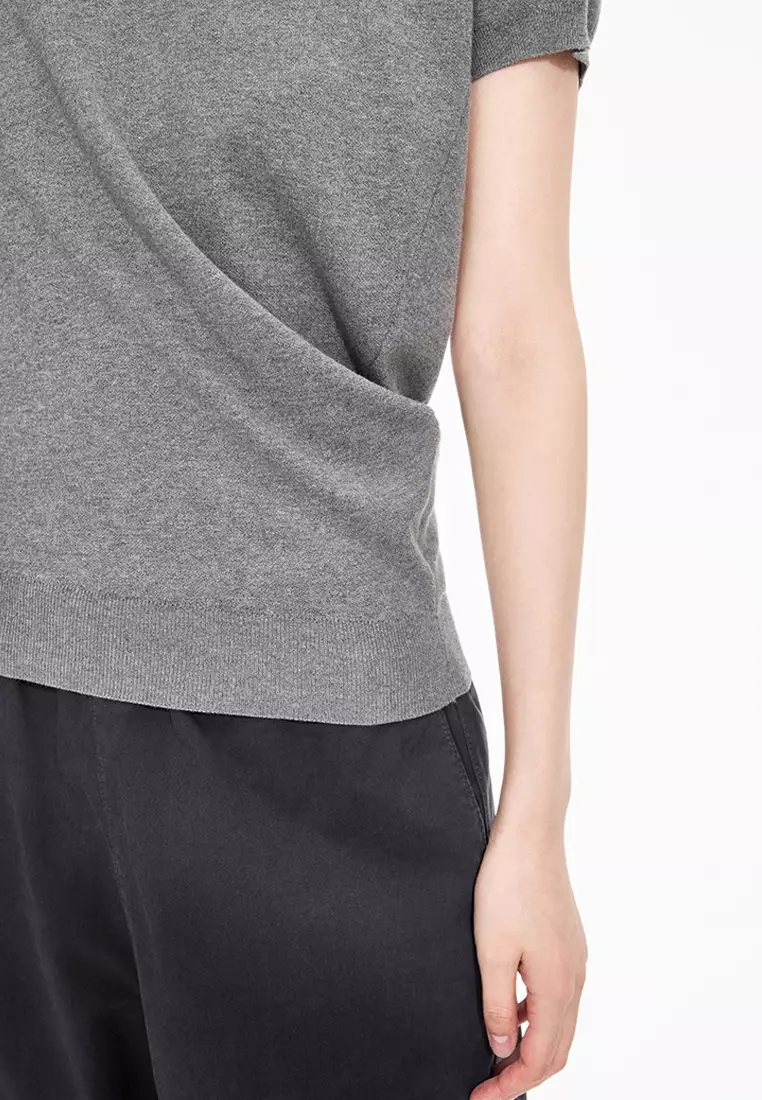 Cotton Short Sleeve Pullover Knit