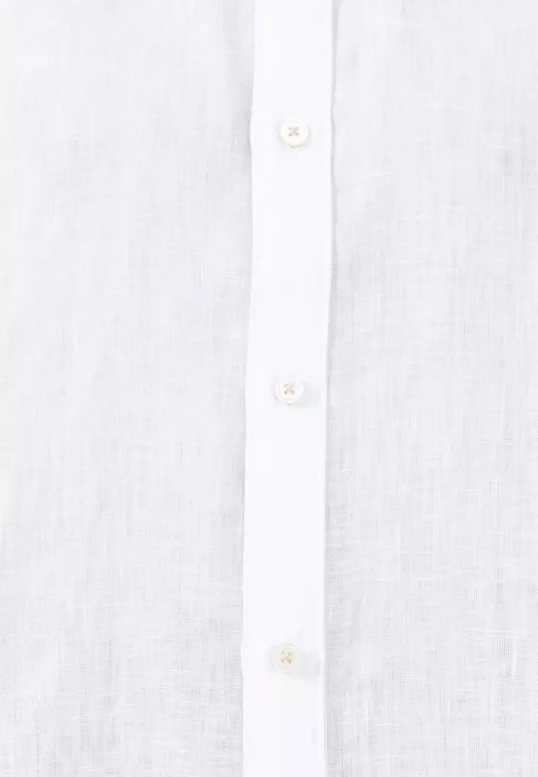 Regular-Fit 100% Linen Shirt