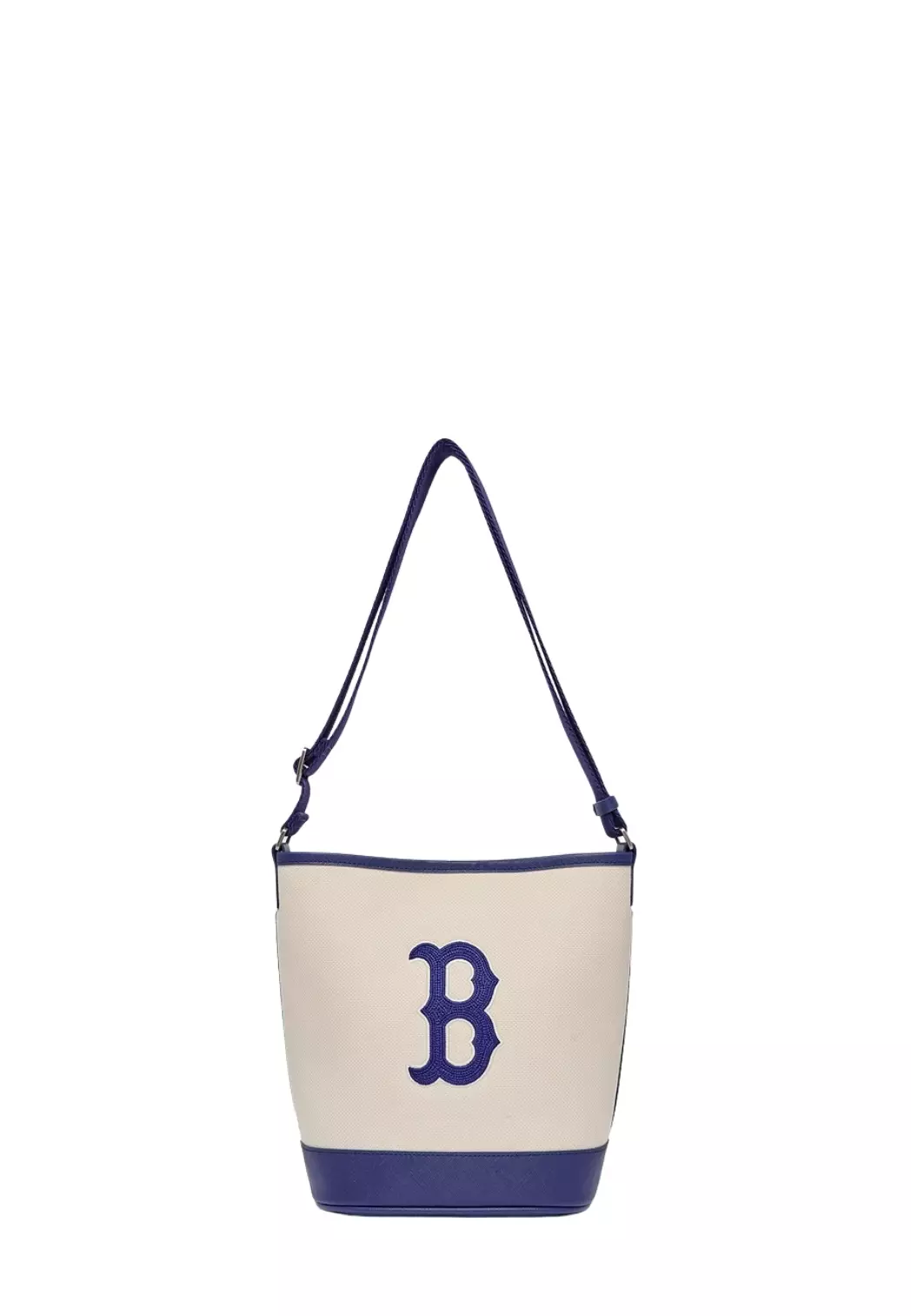 Jual MLB Korea Basic Big Logo Canvas Bucket Bag Boston Red Sox - Cream  Original 2023