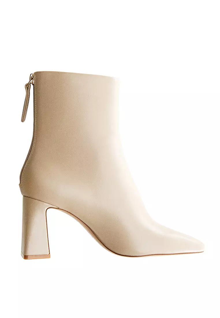 Discount on Mango  shoes - SKU: Zipper Fastening Boots