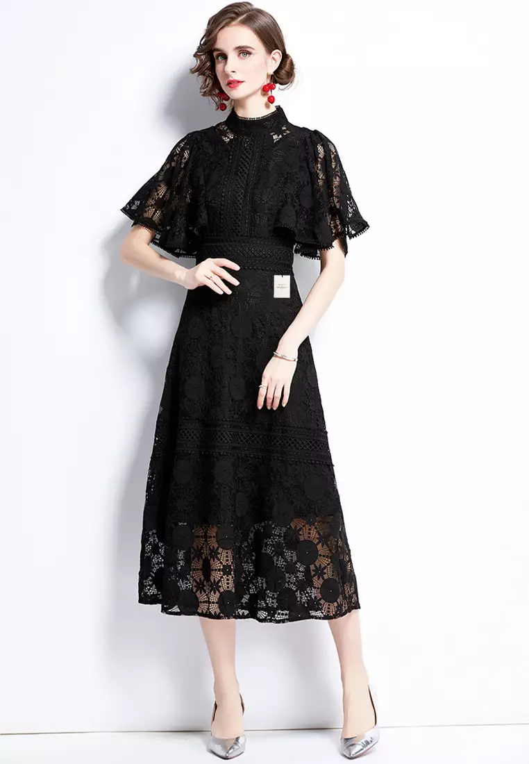 Shoes for outlet black lace dress