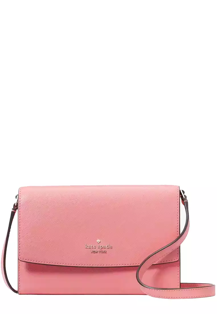 Kate Spade Kate Spade Perry Leather Crossbody Bag in Peach Nectar kg029 ...