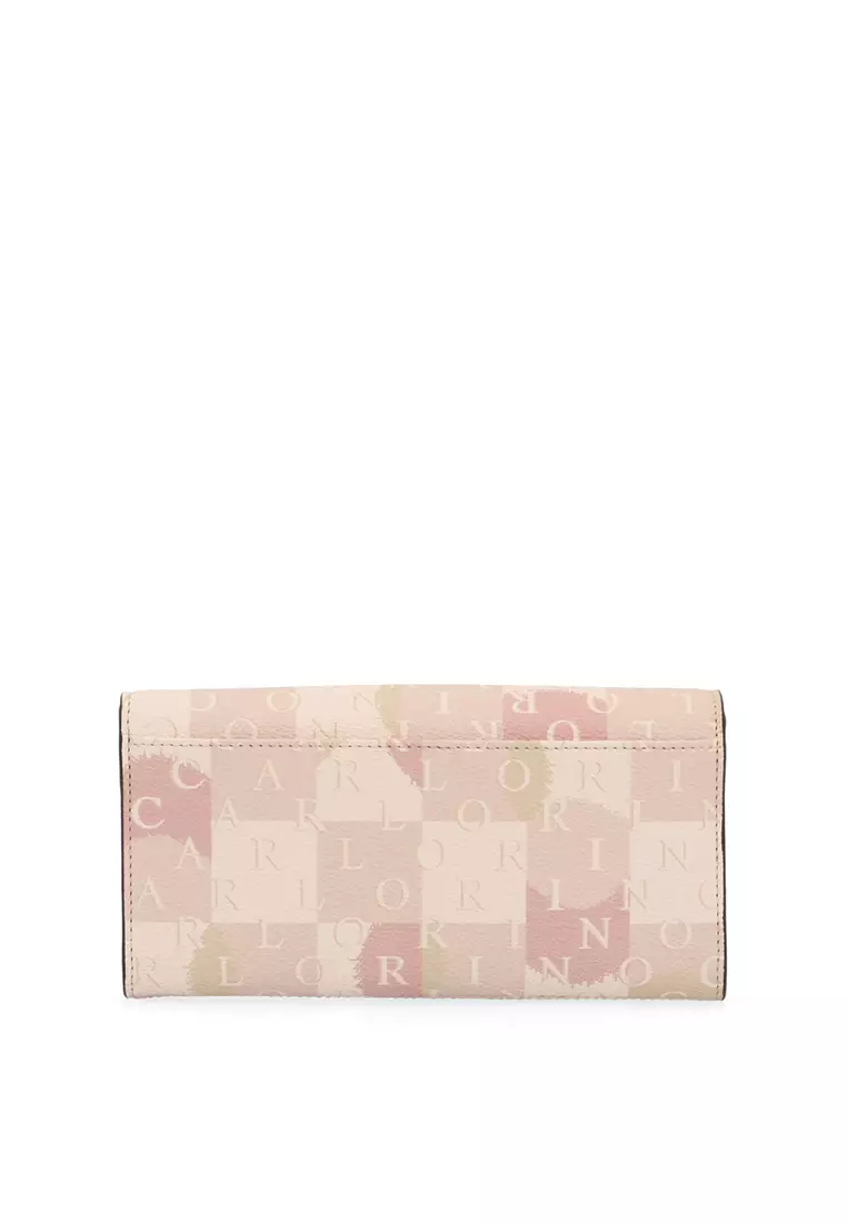 Dark Beige The Camo Long 2-Fold Wallet
