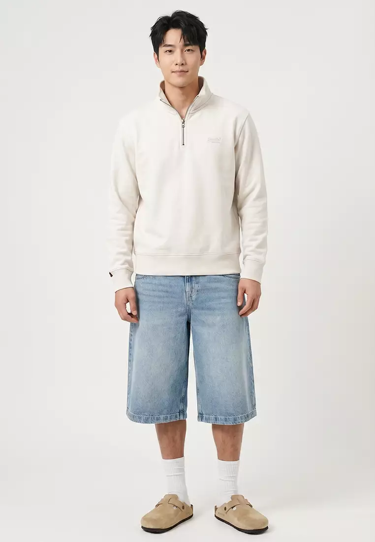Essential Logo Half Zip Sweatshirt