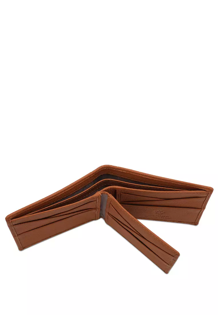 Men's Genuine Leather RFID Blocking Bi Fold Wallet