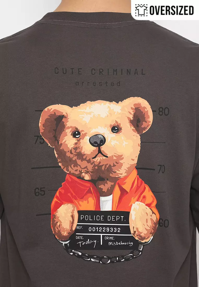 RBJ Unisex T-Shirt Teddy Cotton Combed Oversized Pria 2079350011