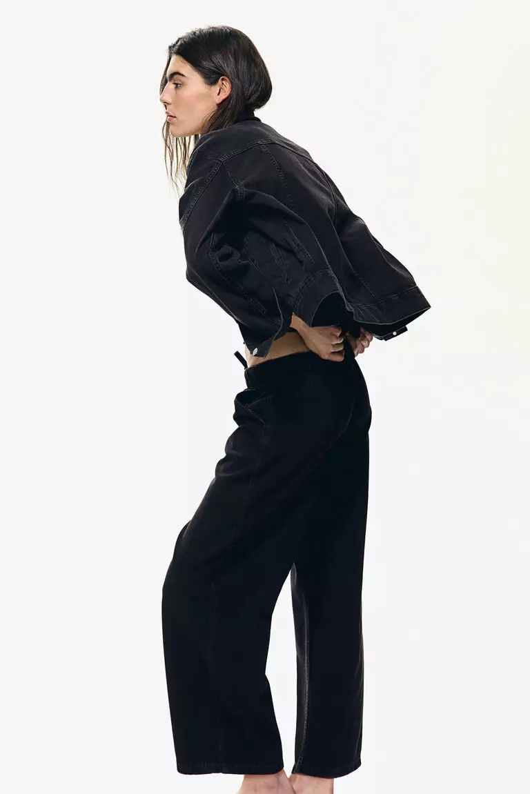 Denim joggers