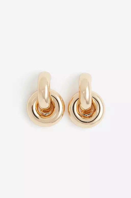 Double-hoop earrings