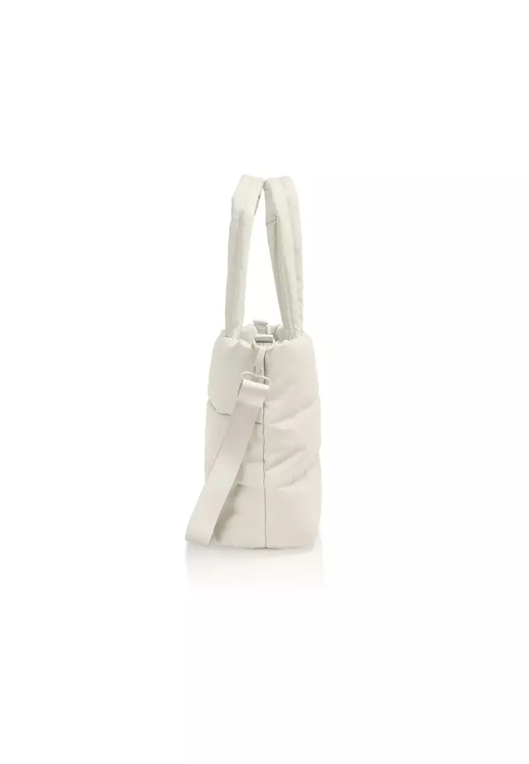 The Puffer Tote Bag - Off White