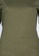 ZALORA BASICS green Rib Wide V-Neck Long Sleeve Top 1423CAAD24037EGS_3