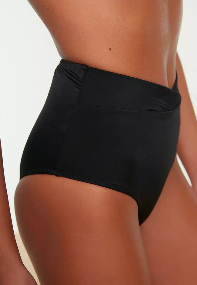 Soft Apocalypse: Porcelain Calavera Wildflower V-Cut Bikini Bottom main image 1