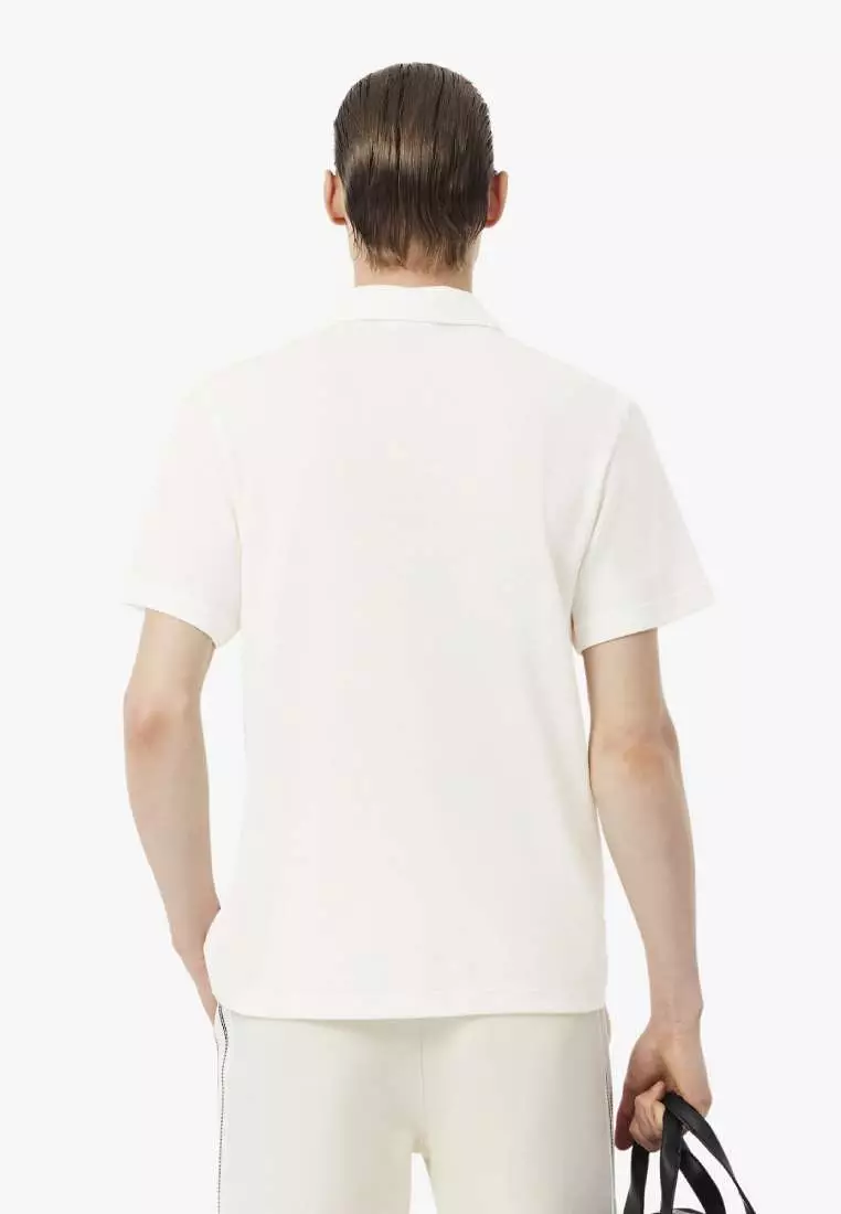 Classic Fit Cotton-Linen Polo Shirt