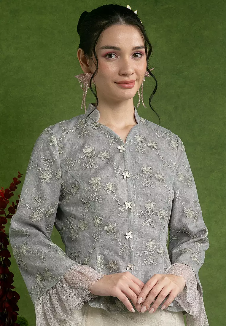 Lily Embroidered Kebaya Top