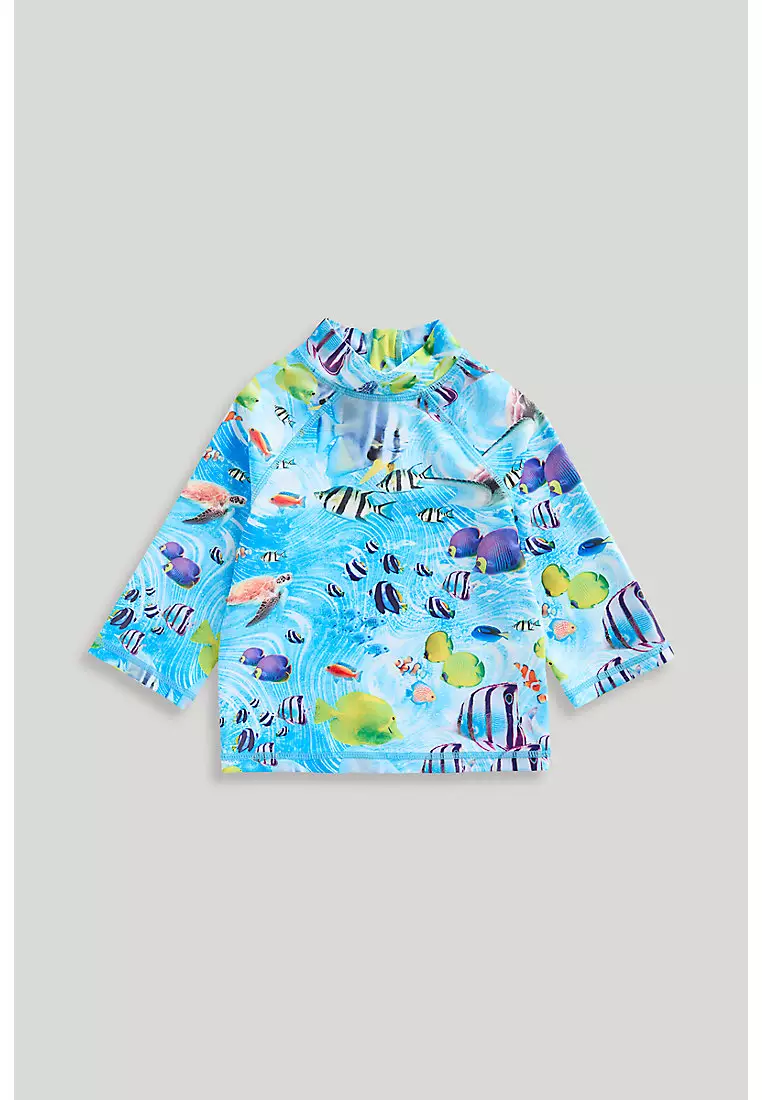 Buy Mothercare Fish Sunsafe UPF50+ Rash Vest Online | ZALORA Malaysia