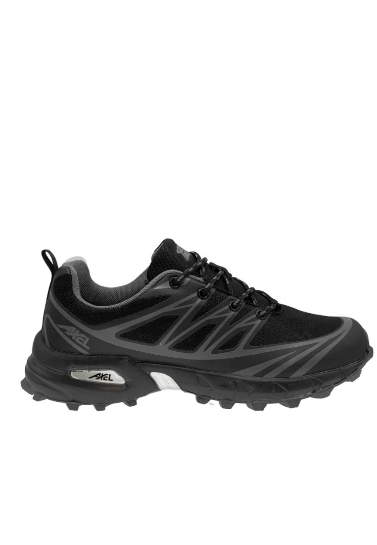 MIDZONE Men's Light Weight Hiking Lace Up Shoes GG-MA9802-FBK