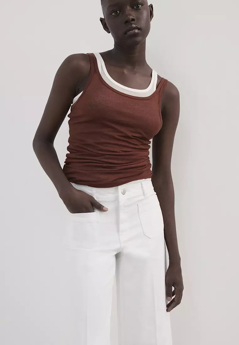 Wide Leg Jeans With Pockets