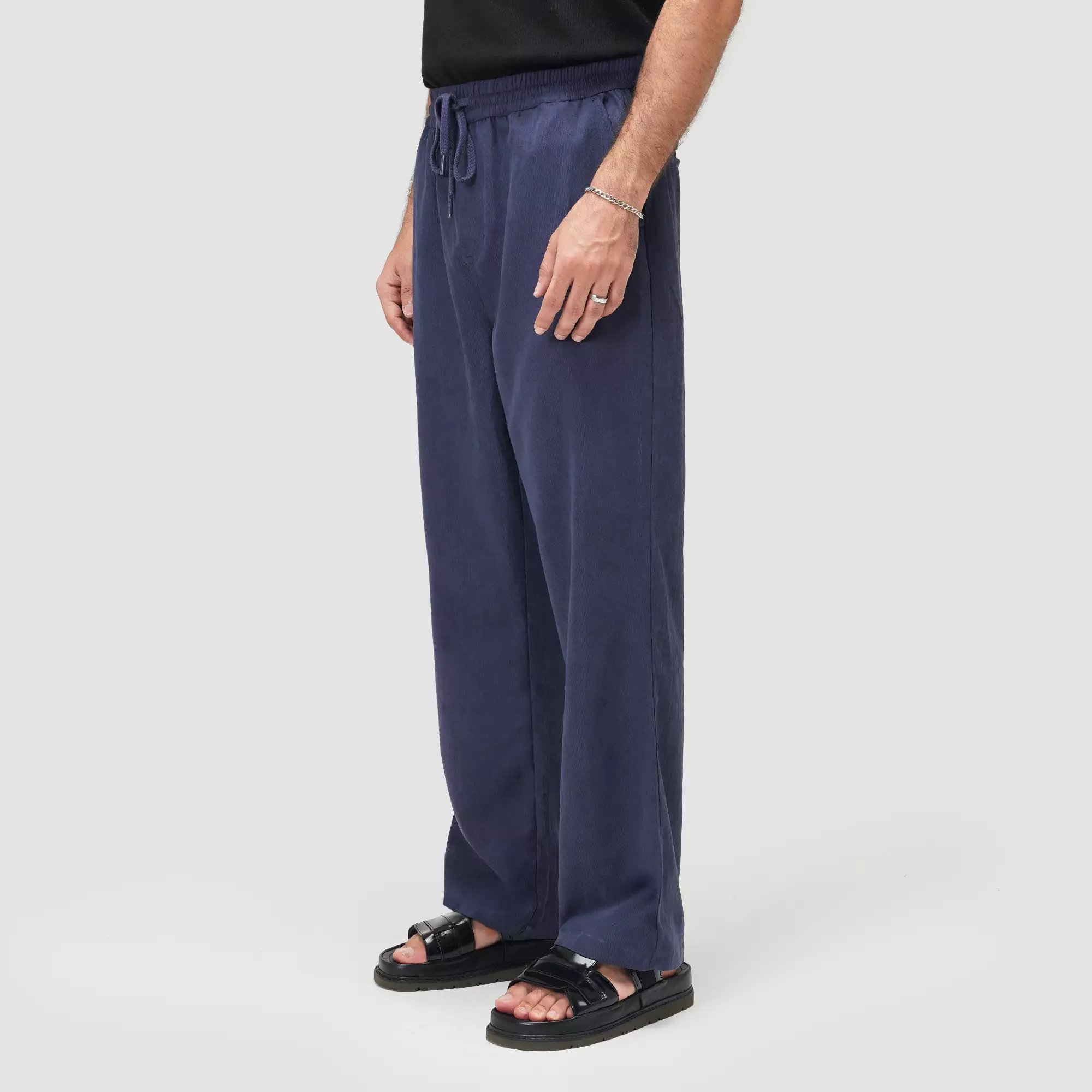 CELCIUS Straight Trouser Corduray Pique L03000713C Navy