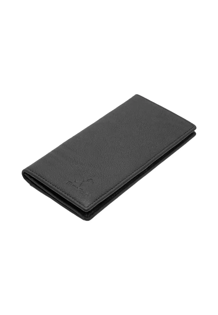 Men's Genuine Leather Bi-Fold Long Coin Wallet for Men EWB 50160