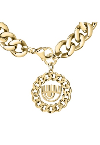 Chiara Ferragni gold Chiara Ferragni Chain 180mm Women's Gold Bracelets J19AUW37 66AFBAC18DDF5CGS_1