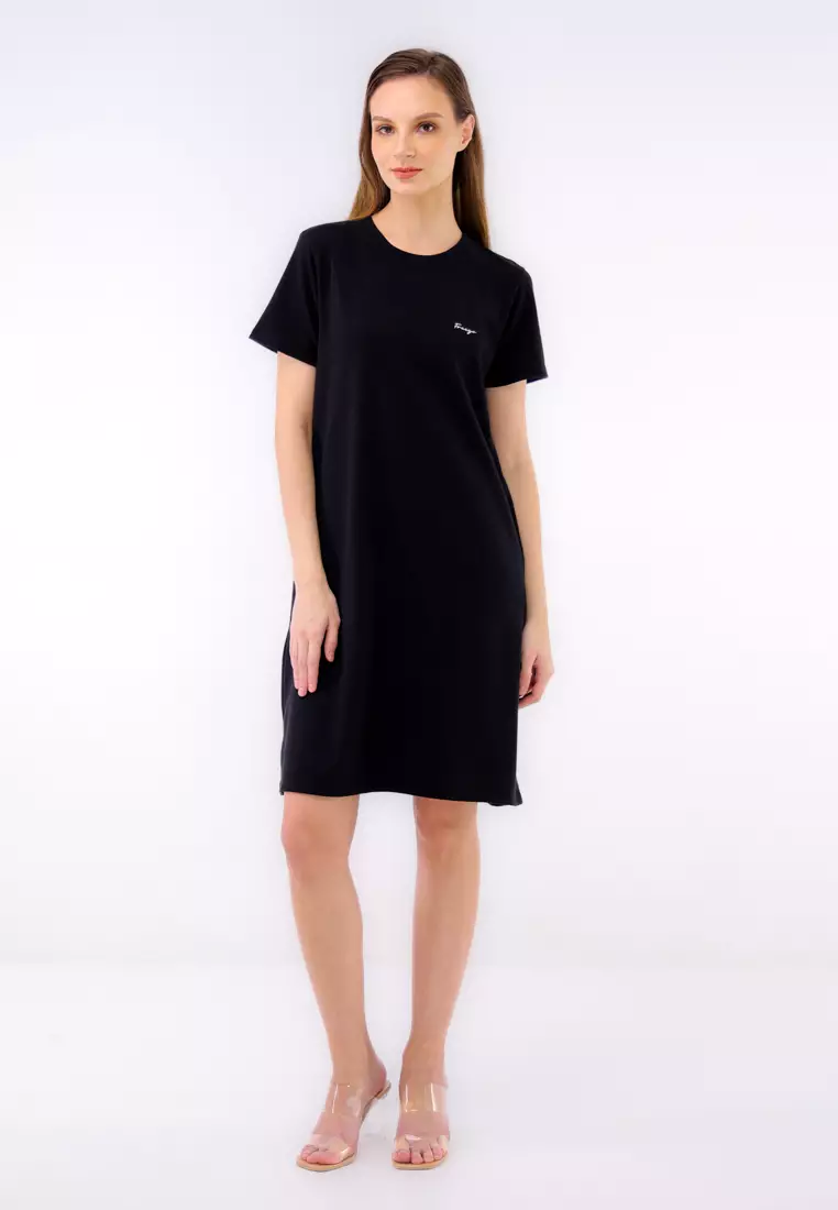 Jacquard Knits Short Sleeve Dress