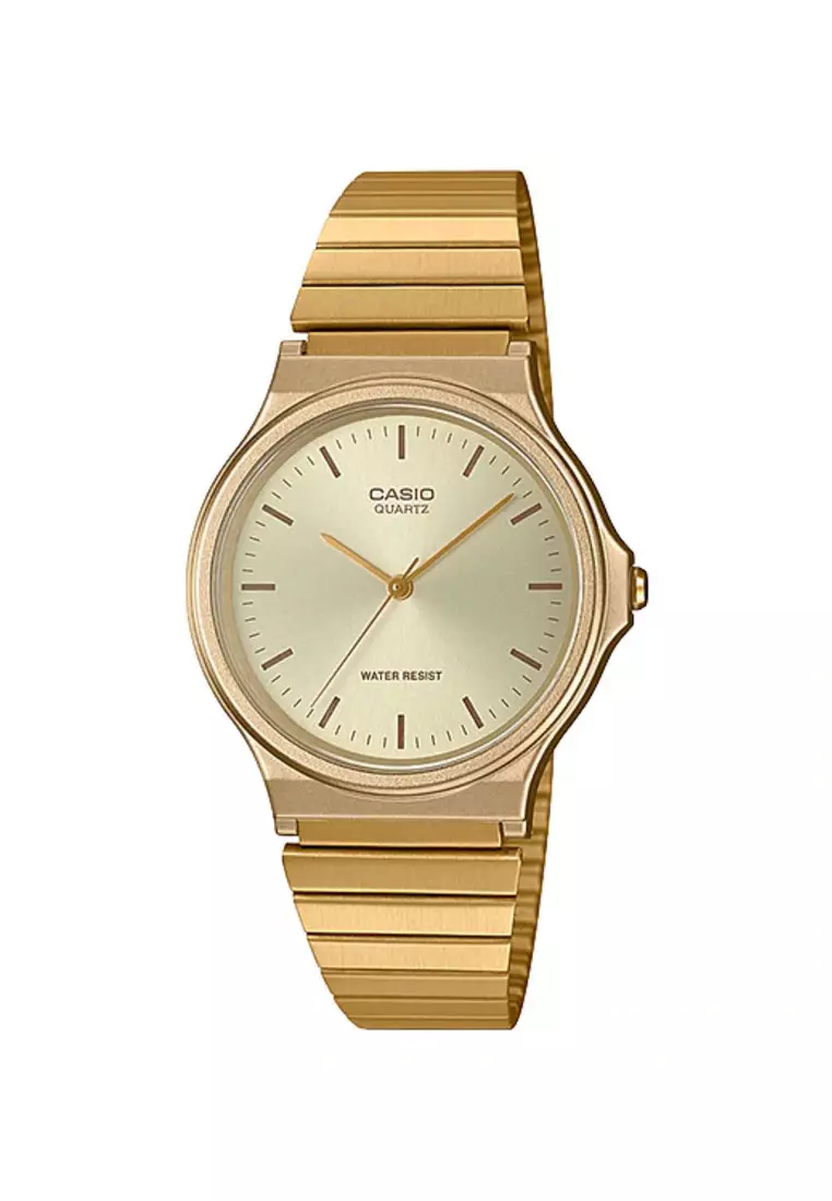 Gold watch for cheap men casio