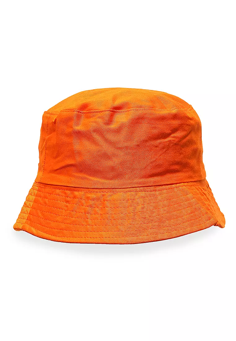 Zorke Bucket Hat Pria Casual Stylish Motive All Night Comfortable Material Drill ORIGINAL - Orange