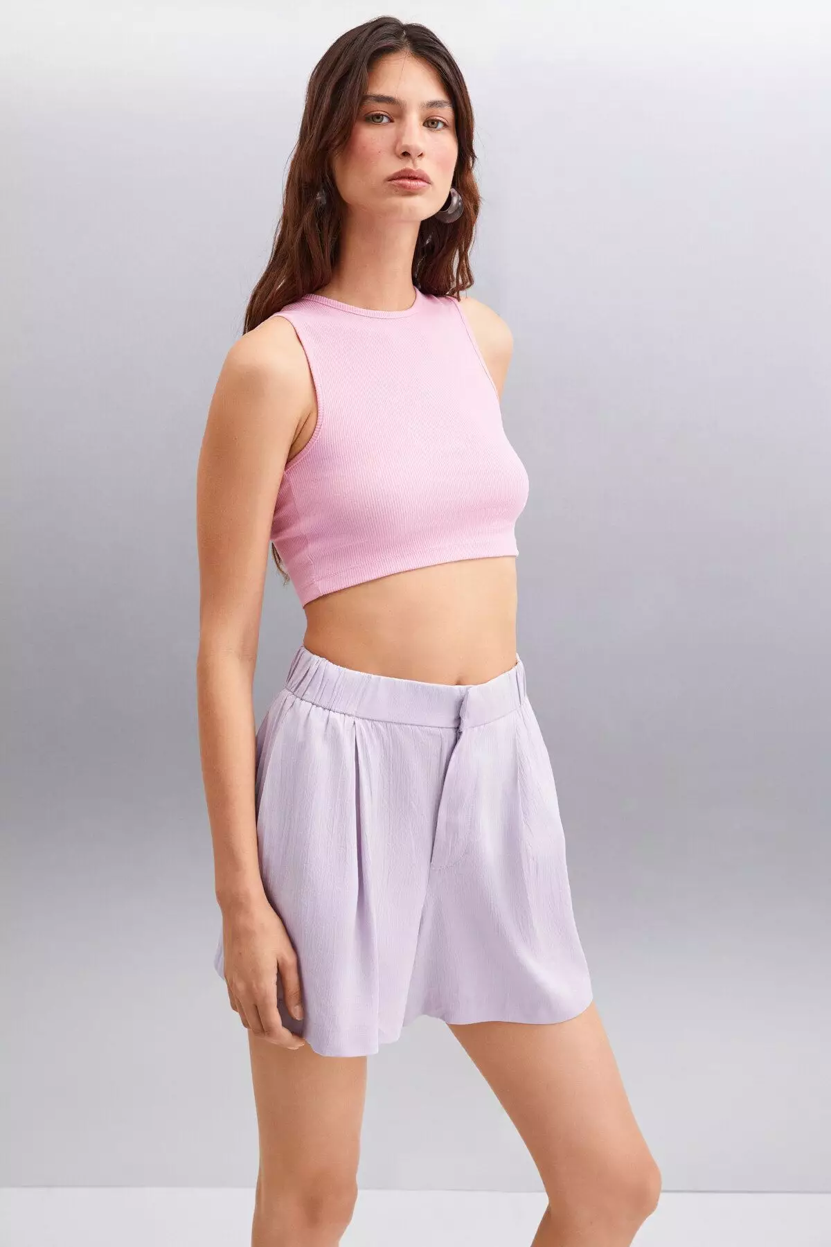 Ribbed Cropped Top