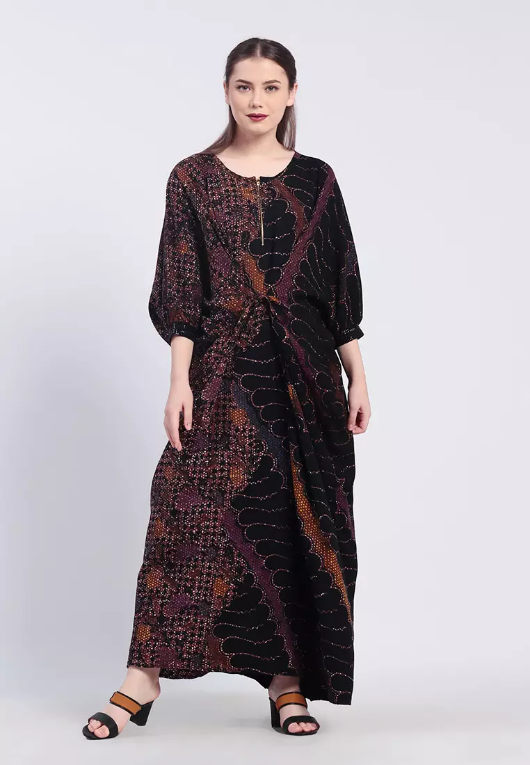 Batik Rizqina - Kaftan Seno Black Spider 4