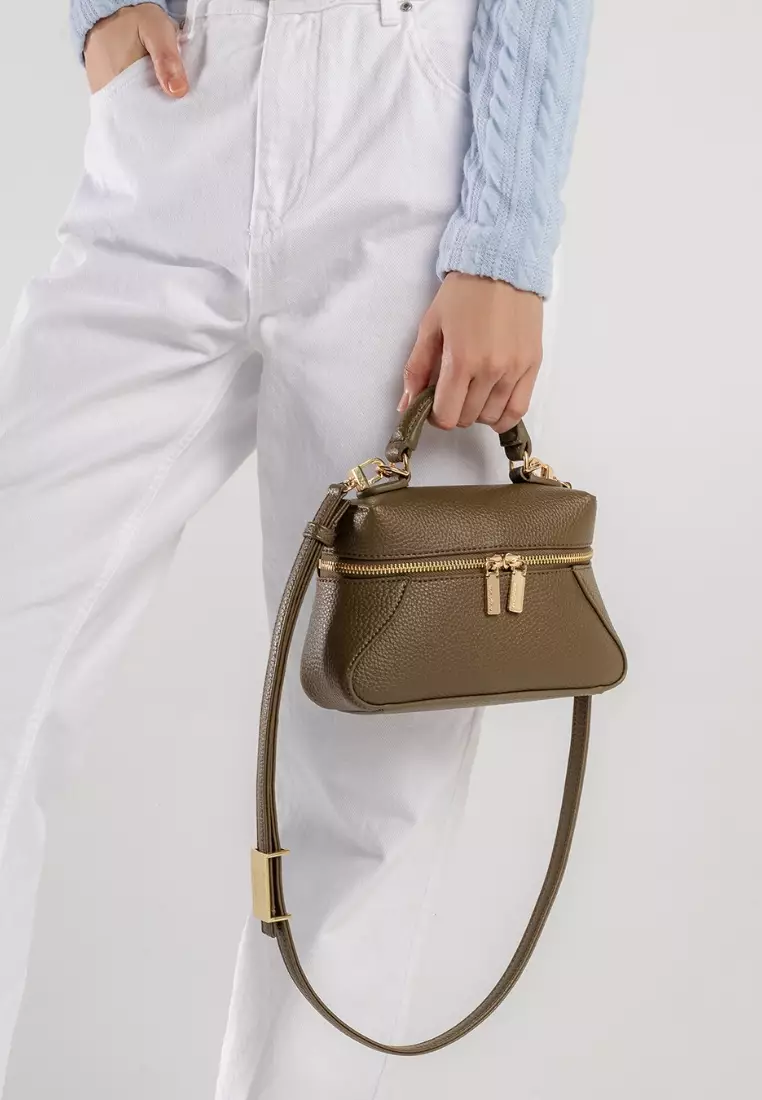 Zipzip Vanity Bag Togo - Taupe