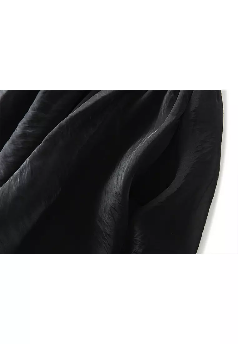 Silk Organdy A-line Maxi Skirt AF0236