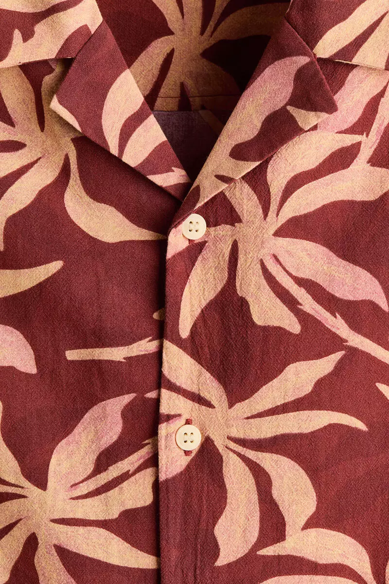 Relaxed Fit Cotton resort shirt