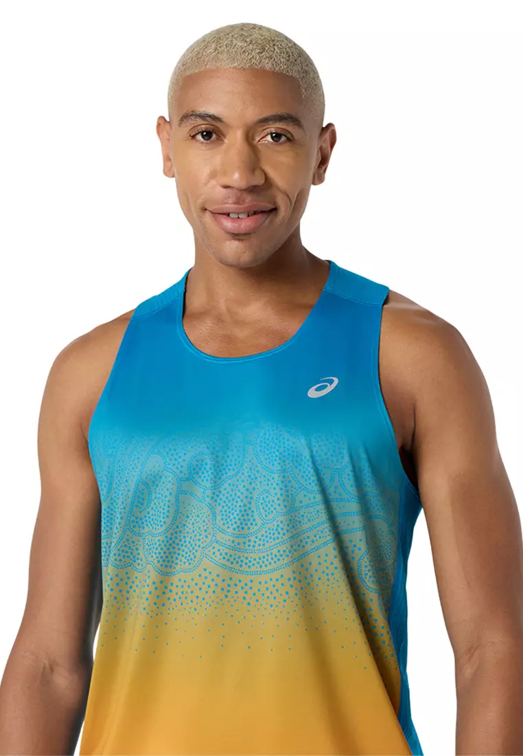 Asics Men Road Fade Singlet -2011D522.400