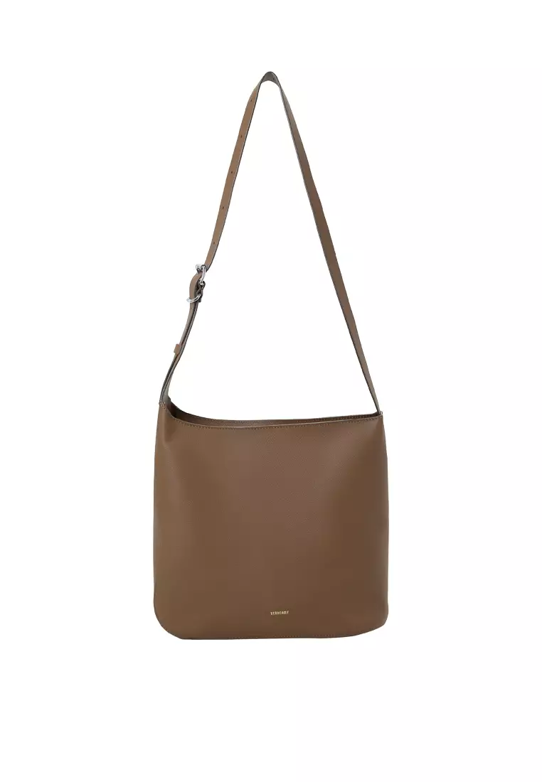 Asymmetric Shoulder Bag - Cacao