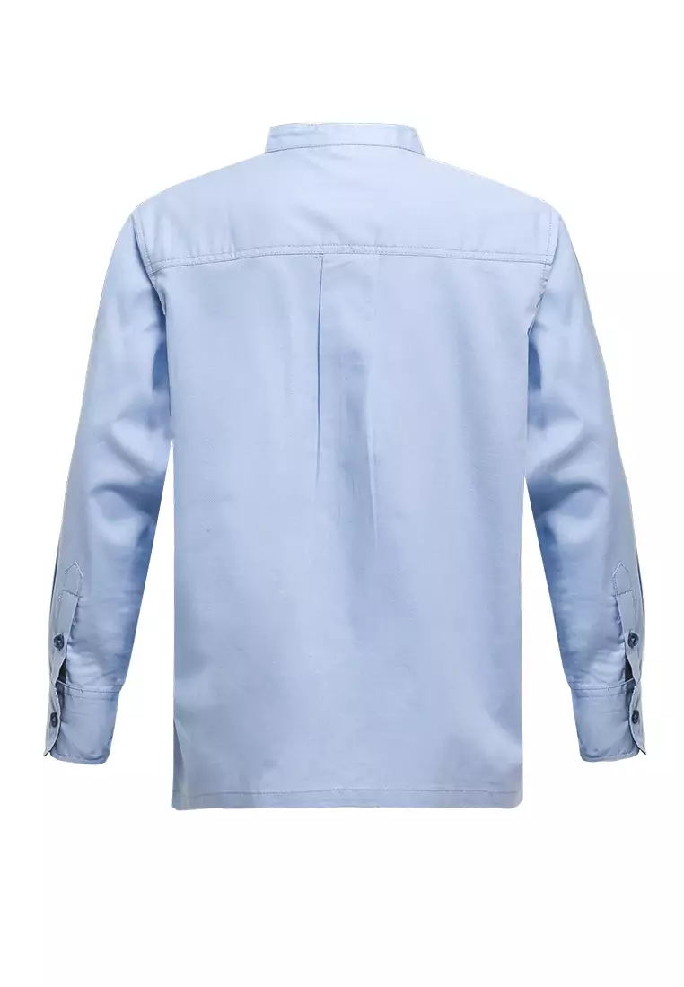 Pito Dito Boy Prohaska Kemeja Panjang Ciang-i Anak Biru - Size 4