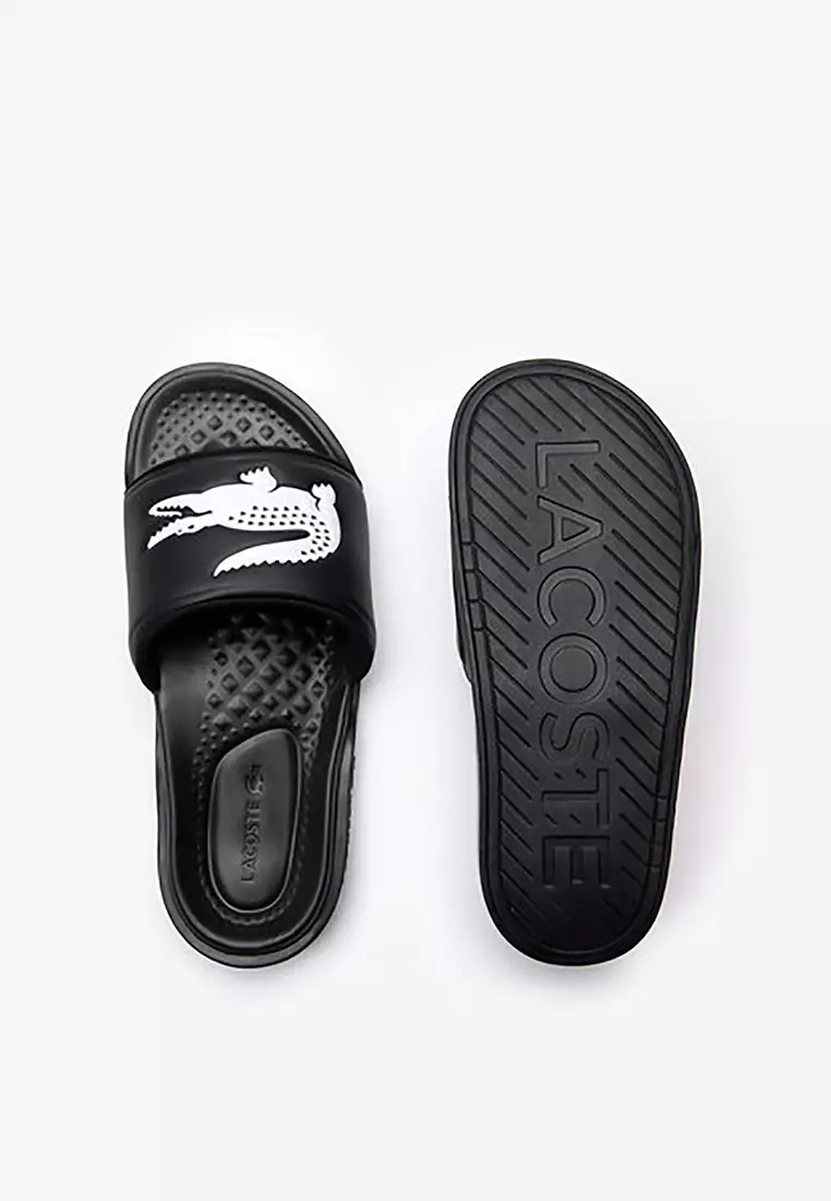 Lacoste slides best sale for women