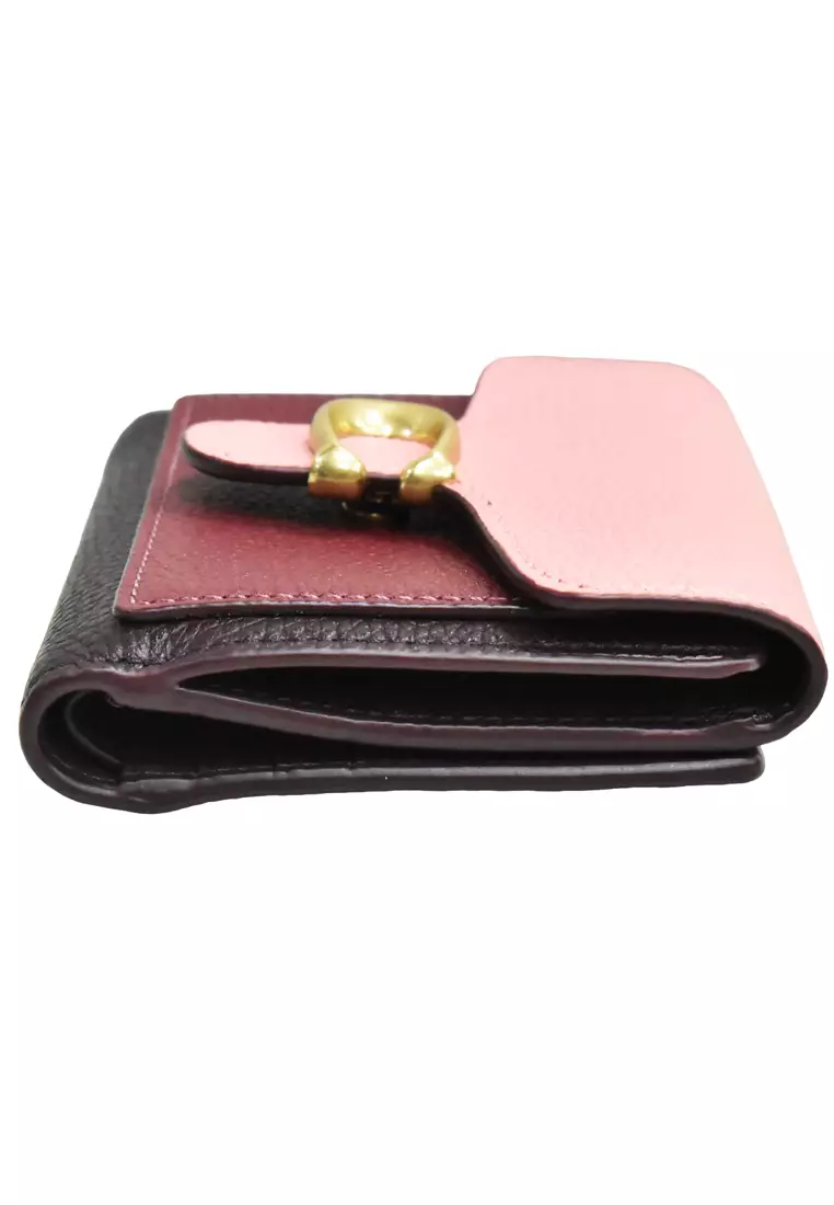 candy pink coach wallet