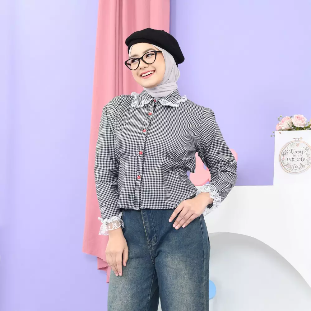 Abiya Blouse - Black M19778 R44S2