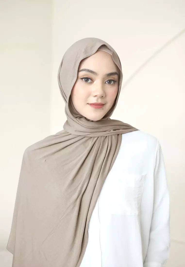 Pashmina Meleyot Basic Tencel Premium - Indian Sand