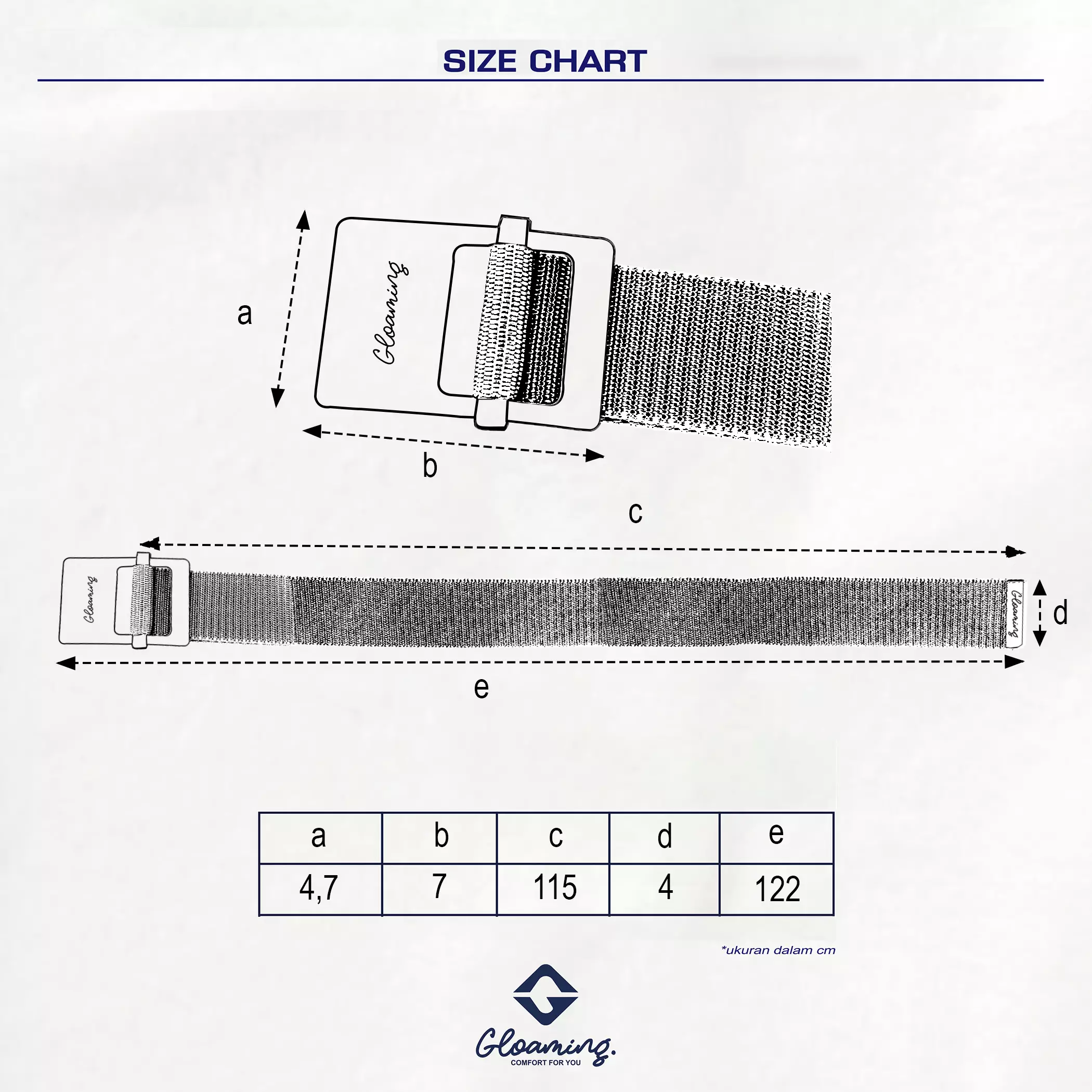 Gloaming Mottoo Black Ikat Pinggang Pria Kanvas Original Gloaming Belt