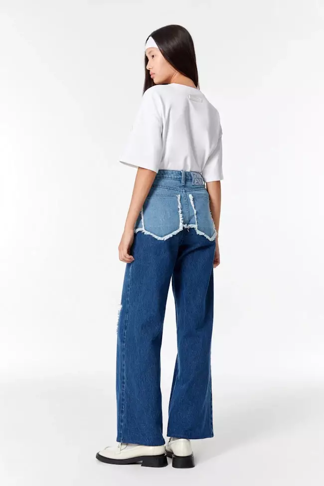 GW Twotone Denim Jeans