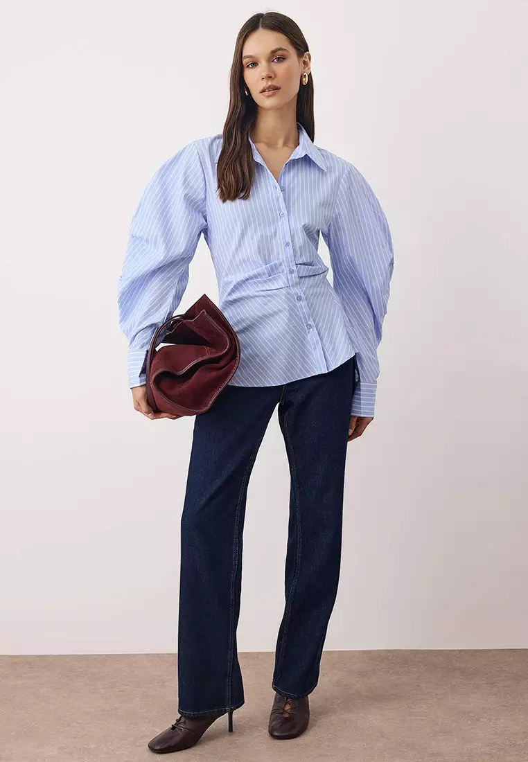 Asymmetrical Fitted Shirt