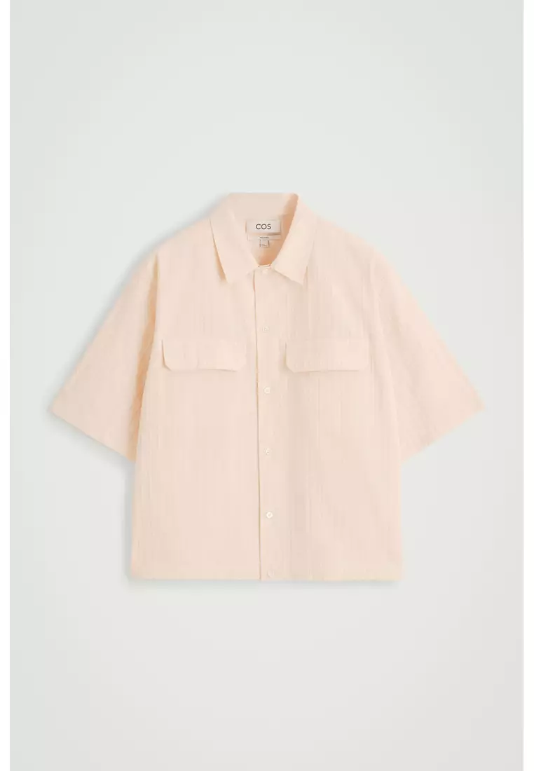 RELAXED FLAP-POCKET UTILITY SHIRT