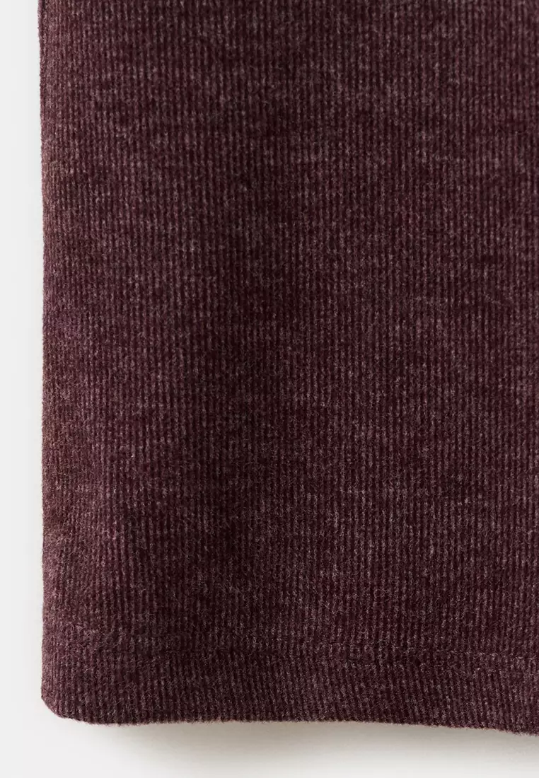 Knitted Trousers With Elastic Waistband