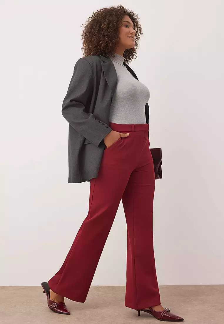 Plus Size Adjustable Waist Pants