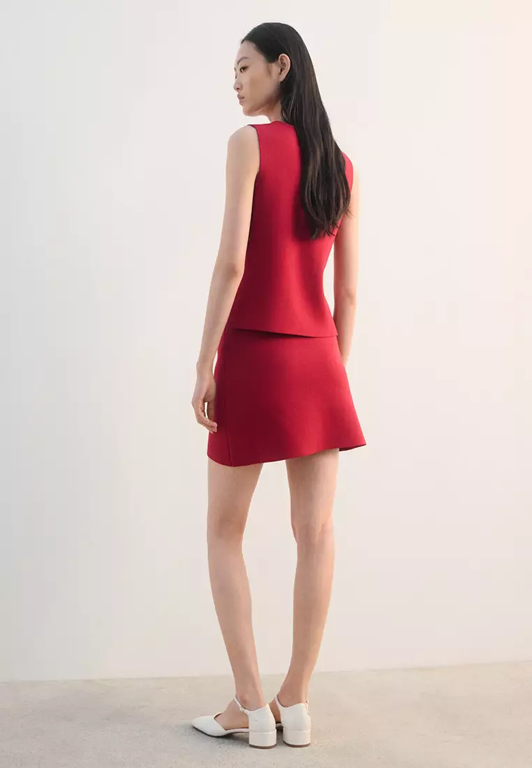 Knitted Top With Side Buttons