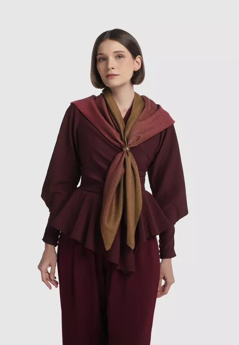 Bimu Horizon Satin Square - Mars