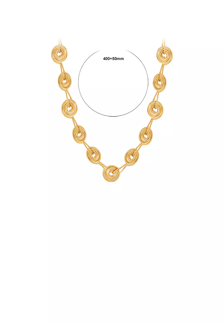 Buy Glamorousky Simple and Creative Plated Gold 316L Stainless