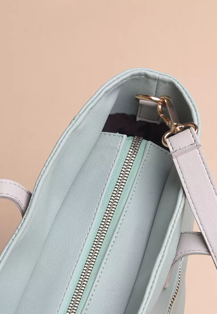 Tas Tote Wanita Silvertote Chelsea Sage Green